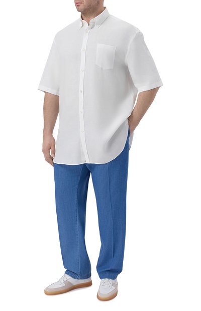 Мужская льняная рубашка PAUL&SHARK, арт. 26413161