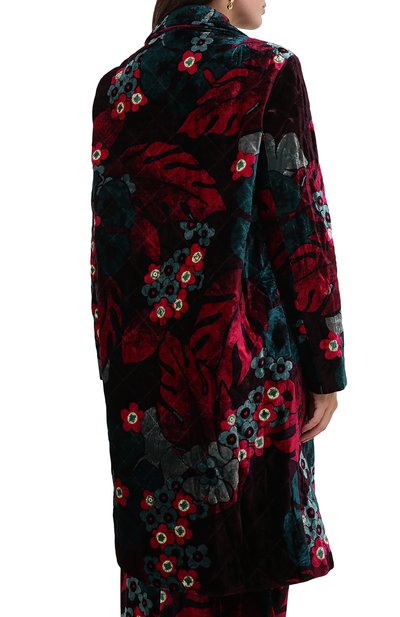Пальто из вискозы и шелка DRIES VAN NOTEN, арт. 202-30268-1510, фото 5