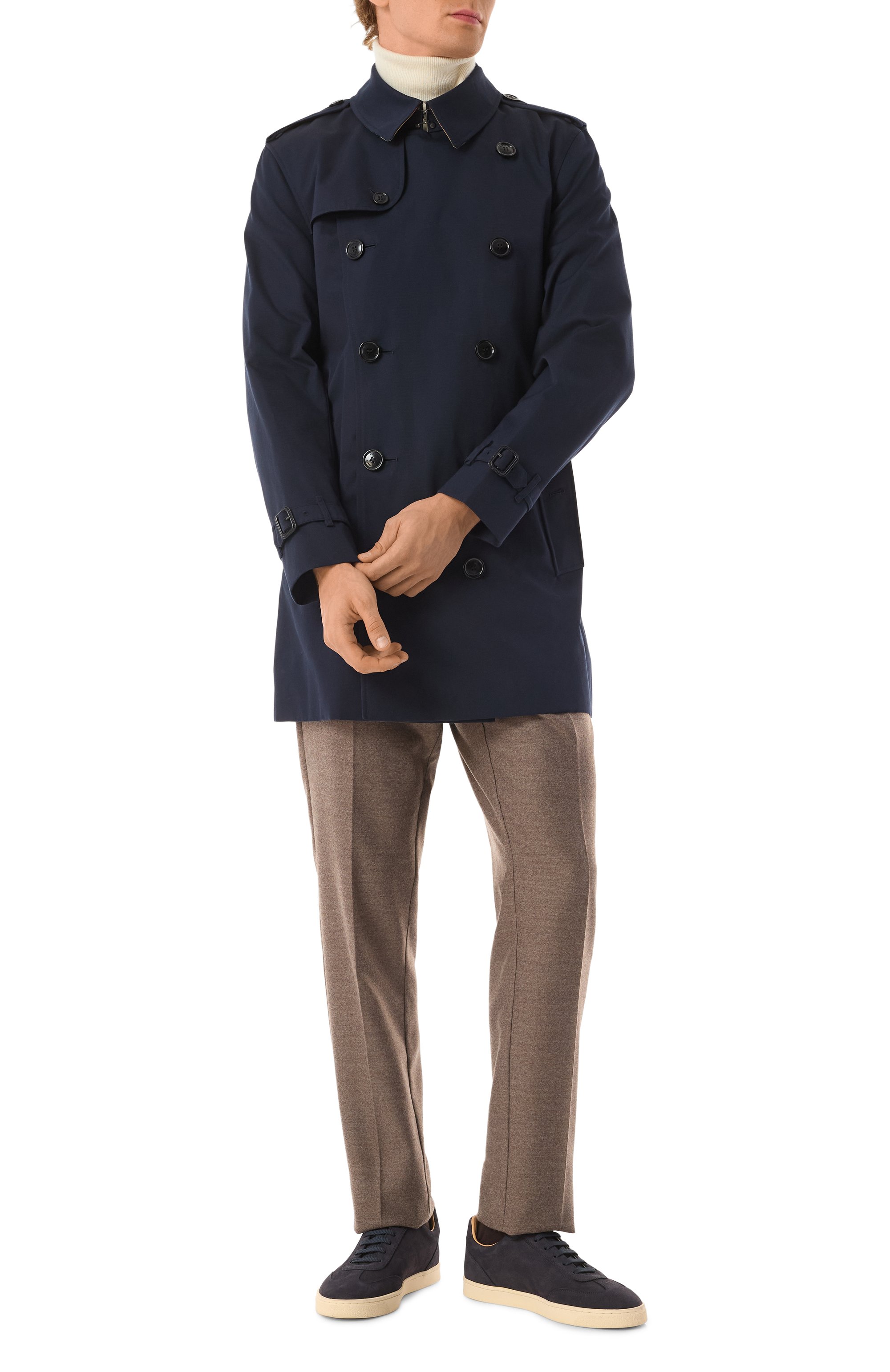 Хлопковый тренч BURBERRY, арт. 8083073, фото 2