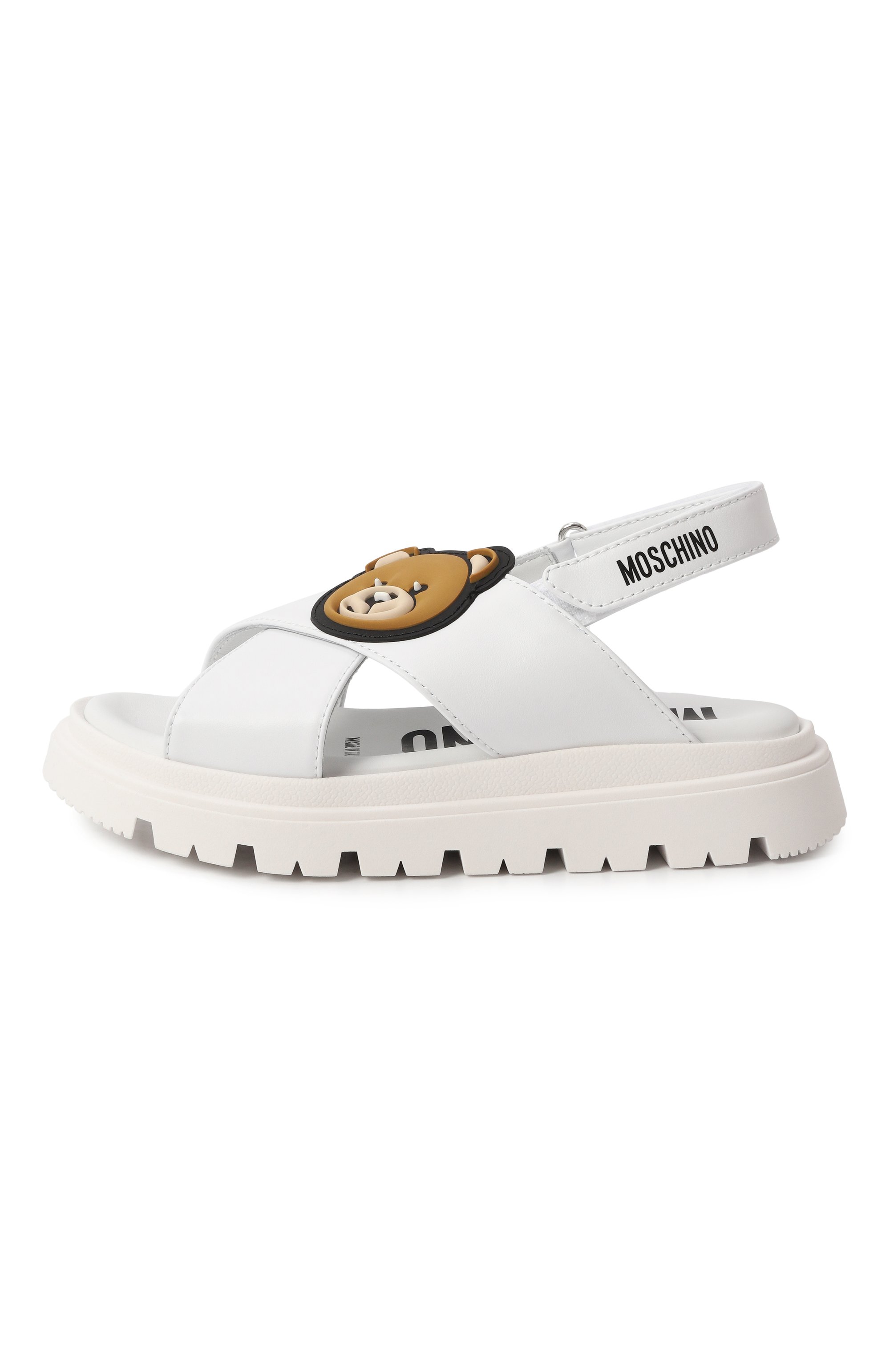 Кожаные сандалии MOSCHINO, арт. 80547/VAR1/28-35, фото 2