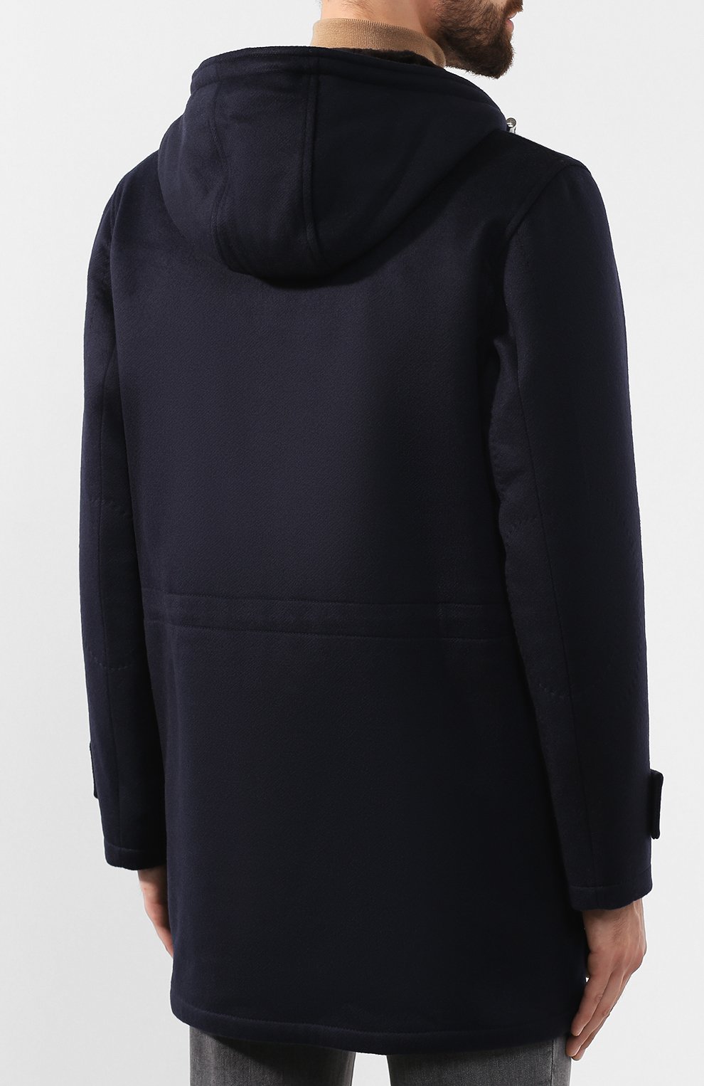 Кашемировое пальто с подкладкой из бобра KITON, арт. UW0579MV03R75, фото 4