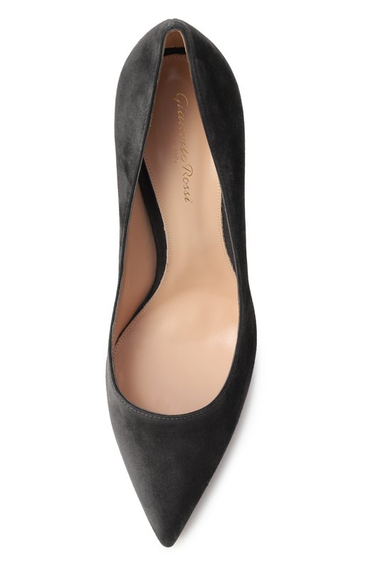 Замшевые туфли Gianvito 105 Gianvito Rossi G28470.15RIC.CAMCAR0 Серый  G28470.15RIC.CAMCAR0 Фото 6