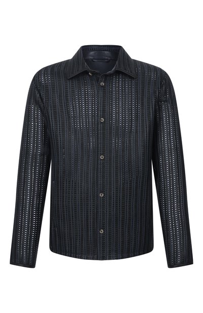 Мужская кожаная рубашка MVST, арт. M26.2PM.L903/LEATHER_001