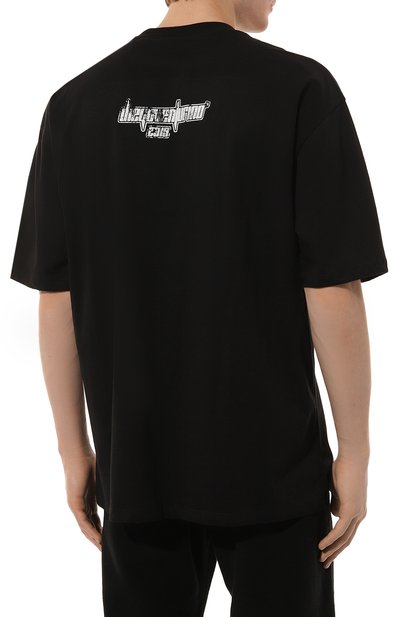 Хлопковая футболка DIEGO VENTURINO, арт. D3W4DVTS0LDSTR, фото 4