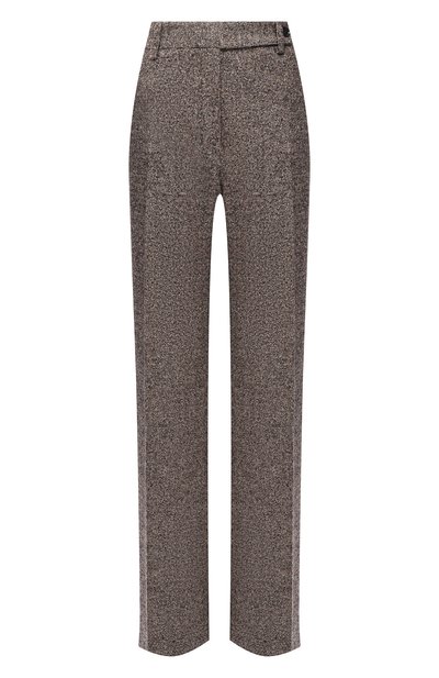 Женские брюки из шерсти и шелка KITON, арт. D48109K05T09