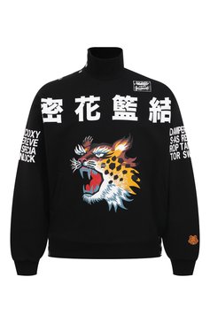 Мужской утепленный свитшот kenzo x kansai yamamoto KENZO черного цвета, арт. FB55SW5504MH | Фото 1 (Рукава: Длинные; Региональные ограничения белый список (Axapta Mercury): Не проставлено; Длина (для топов): Стандартные; Стили: Гранж; Принт: С принтом; Мужское Кросс-КТ: свитшот-одежда; Материал сплава: Проставлено; Материал внешний: Хлопок; Материал подклада: Синтетический материал; Драгоценные камни: Проставлено)