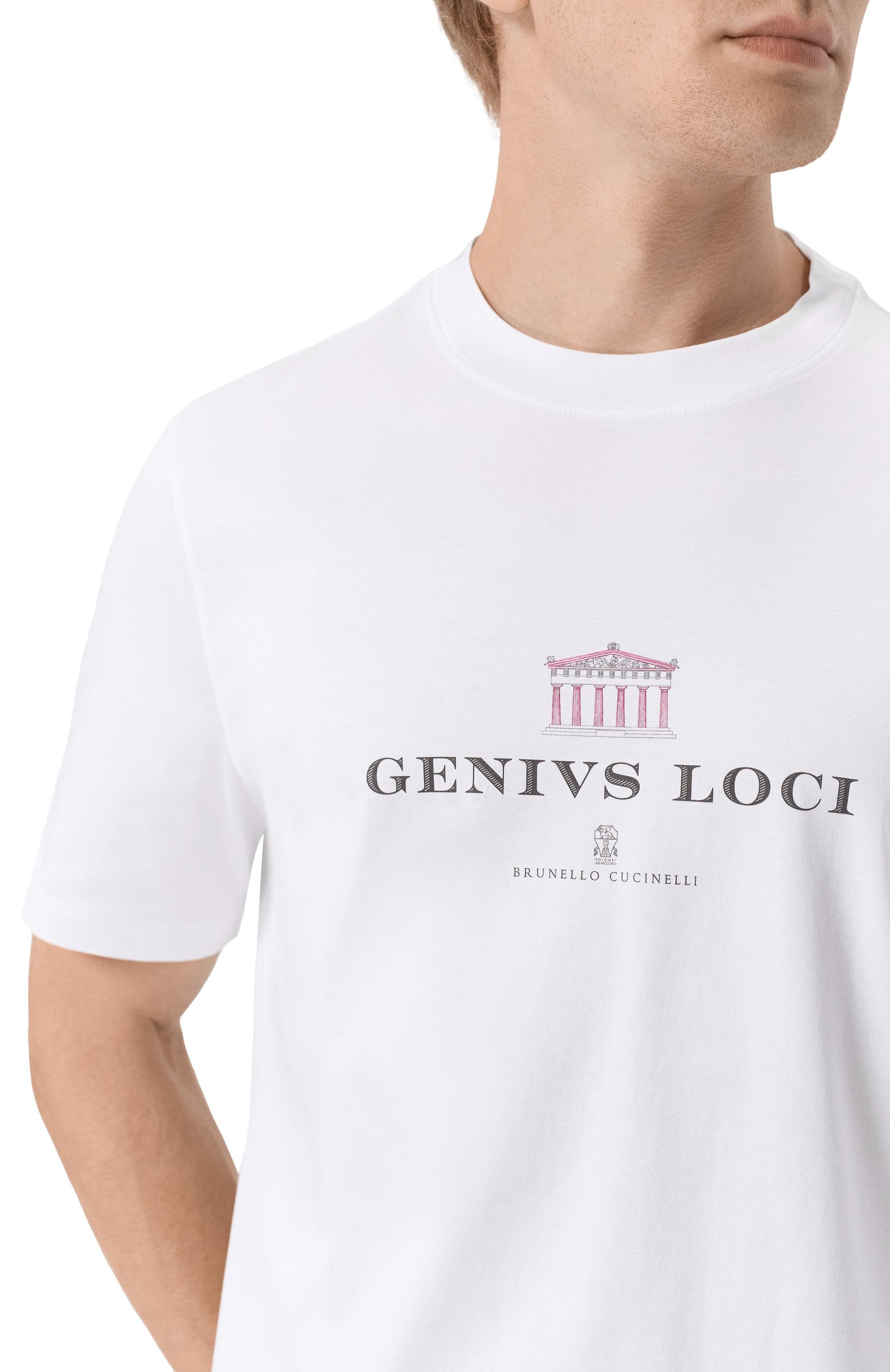 Хлопковая футболка BRUNELLO CUCINELLI, арт. M0B138520W, фото 5
