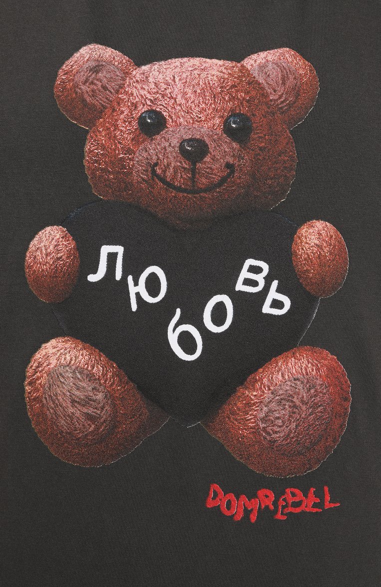 Хлопковая футболка DOMREBEL, арт. L0VEBEAR/T-SHIRT, фото 1