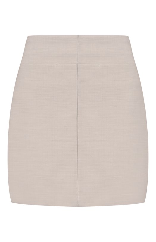Юбка из шерсти и вискозы 12 STOREEZ 135885 Бежевый 135885