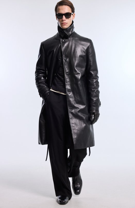 Хлопковый джемпер Ann Demeulemeester B0013750/KN084 Чёрный  B0013750/KN084 Фото 6