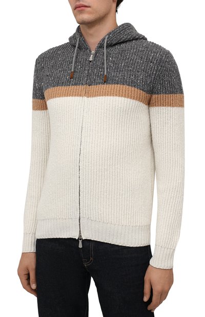 Кардиган из шерсти и кашемира ELEVENTY PLATINUM, арт. D76MAGD05 MAG0D004, фото 3