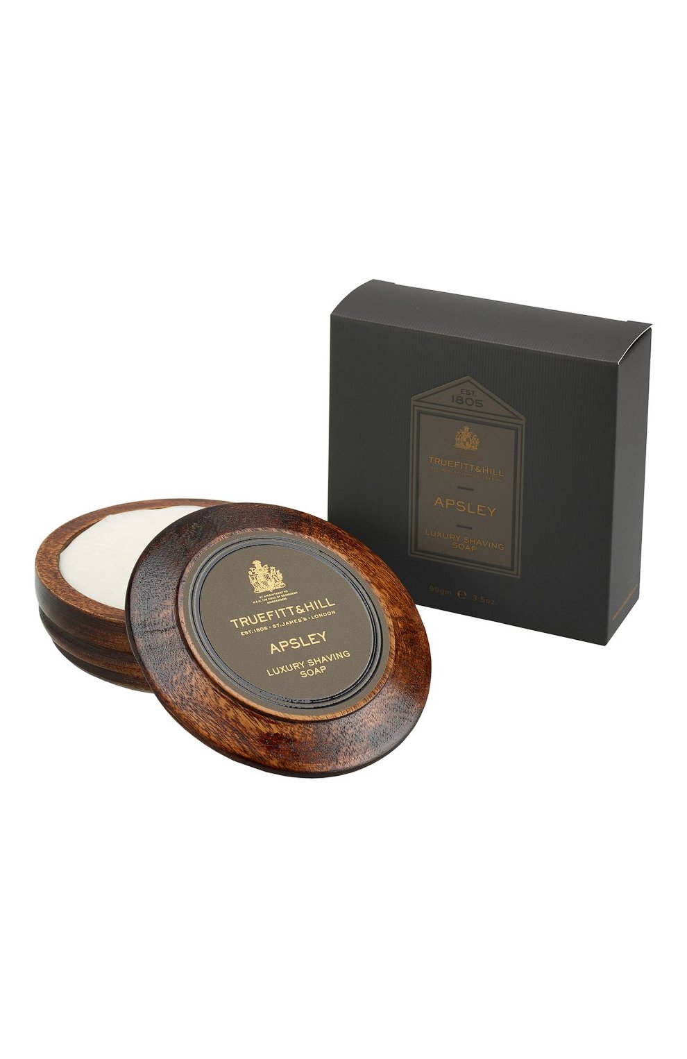 Люкс-мыло для бритья apsley в чаше (99g) TRUEFITT AND HILL, арт. 00438, фото 1