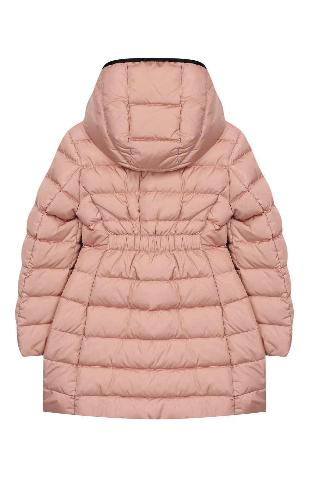 Пуховик с капюшоном MONCLER ENFANT розового цвета по цене 82150 руб., арт. E2-954-49906-05-54155/12-14A, фото 2 Пуховик с капюшоном MONCLER ENFANT, арт. E2-954-49906-05-54155/12-14A, фото 2