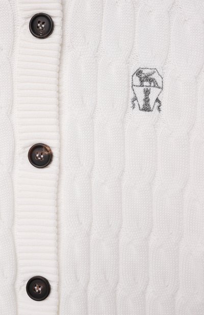 Хлопковый кардиган BRUNELLO CUCINELLI, арт. B19M19906C, фото 3