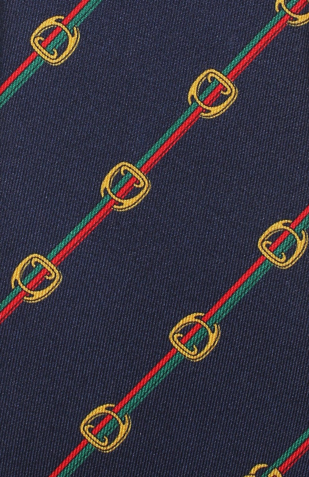 Шелковый галстук GUCCI синего цвета по цене 12850 руб., арт. 561990/4E001, фото 3 Шелковый галстук GUCCI, арт. 561990/4E001, фото 3
