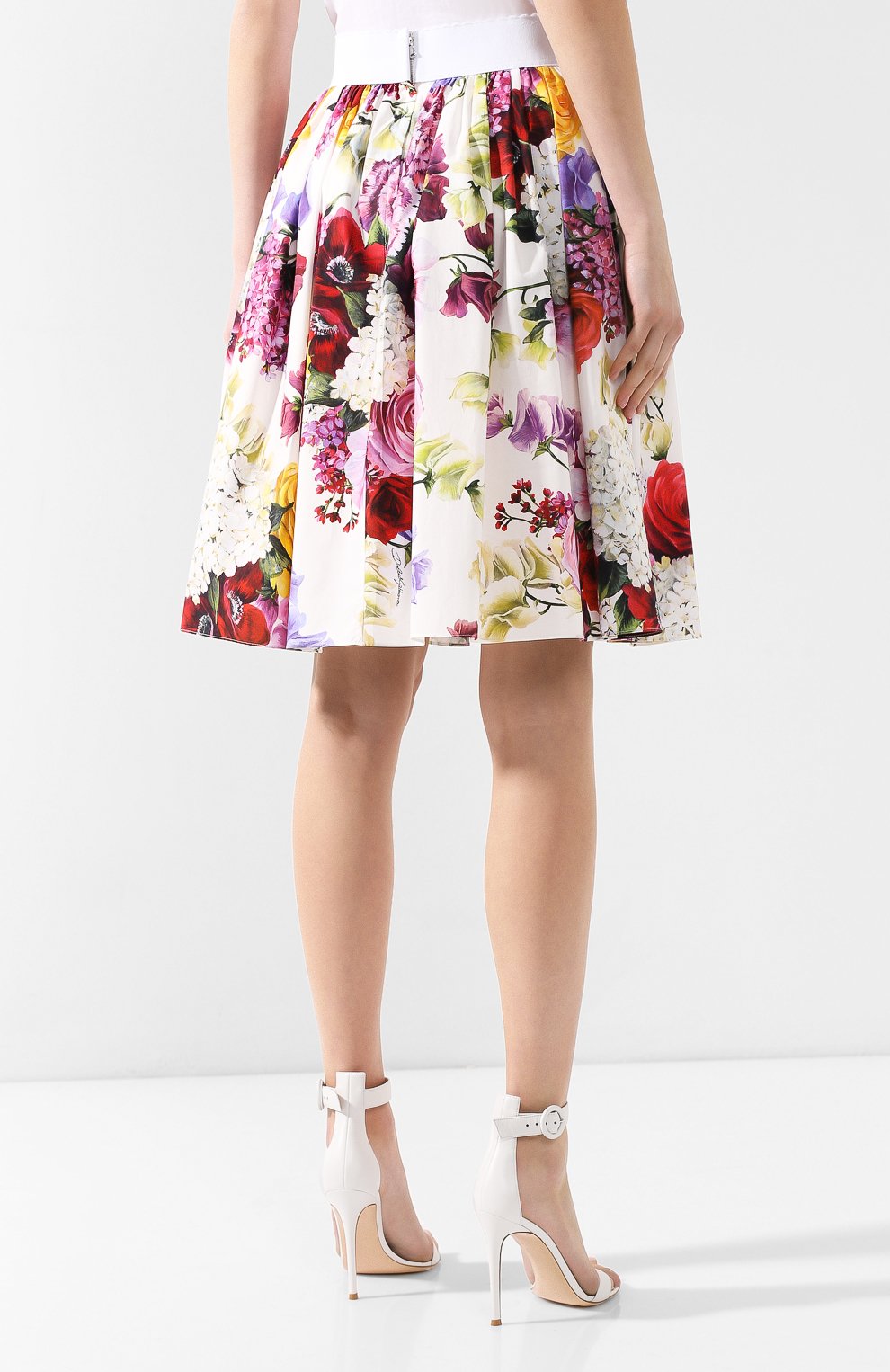 Хлопковая юбка DOLCE & GABBANA, арт. F4BC7T/GDL71, фото 4