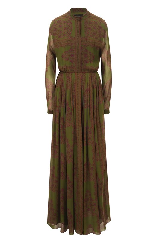 Шелковое платье Giambattista Valli 25FWSVTE5C20/99PRI Зелёный 25FWSVTE5C20/99PRI