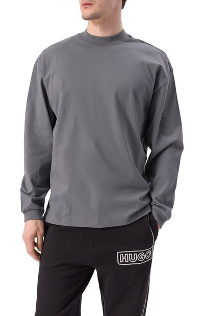 Хлопковый лонгслив HUGO, арт. 50511029, фото 3