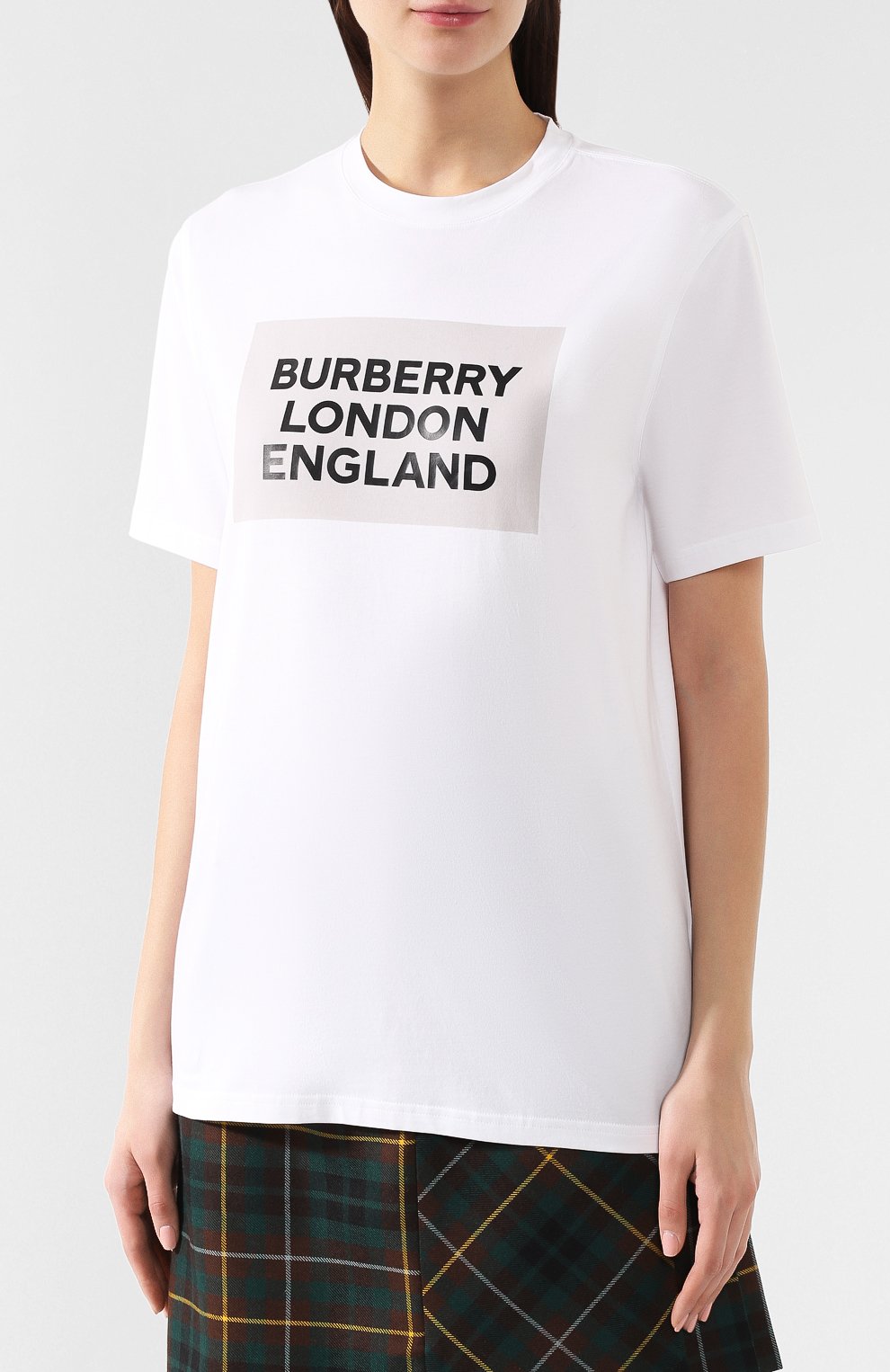 Хлопковая футболка BURBERRY, арт. 4560856, фото 3