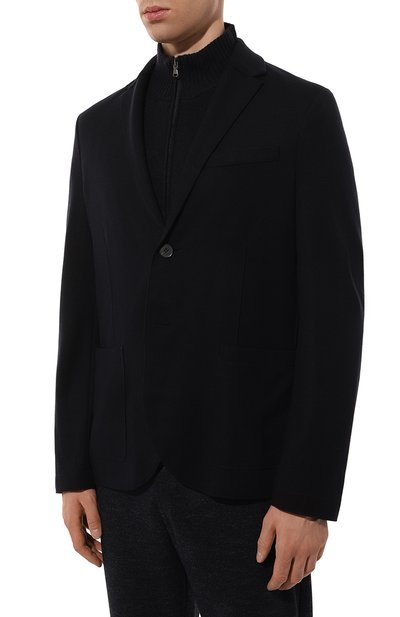 Шерстяной пиджак HARRIS WHARF LONDON, арт. C7G27MYM, фото 4