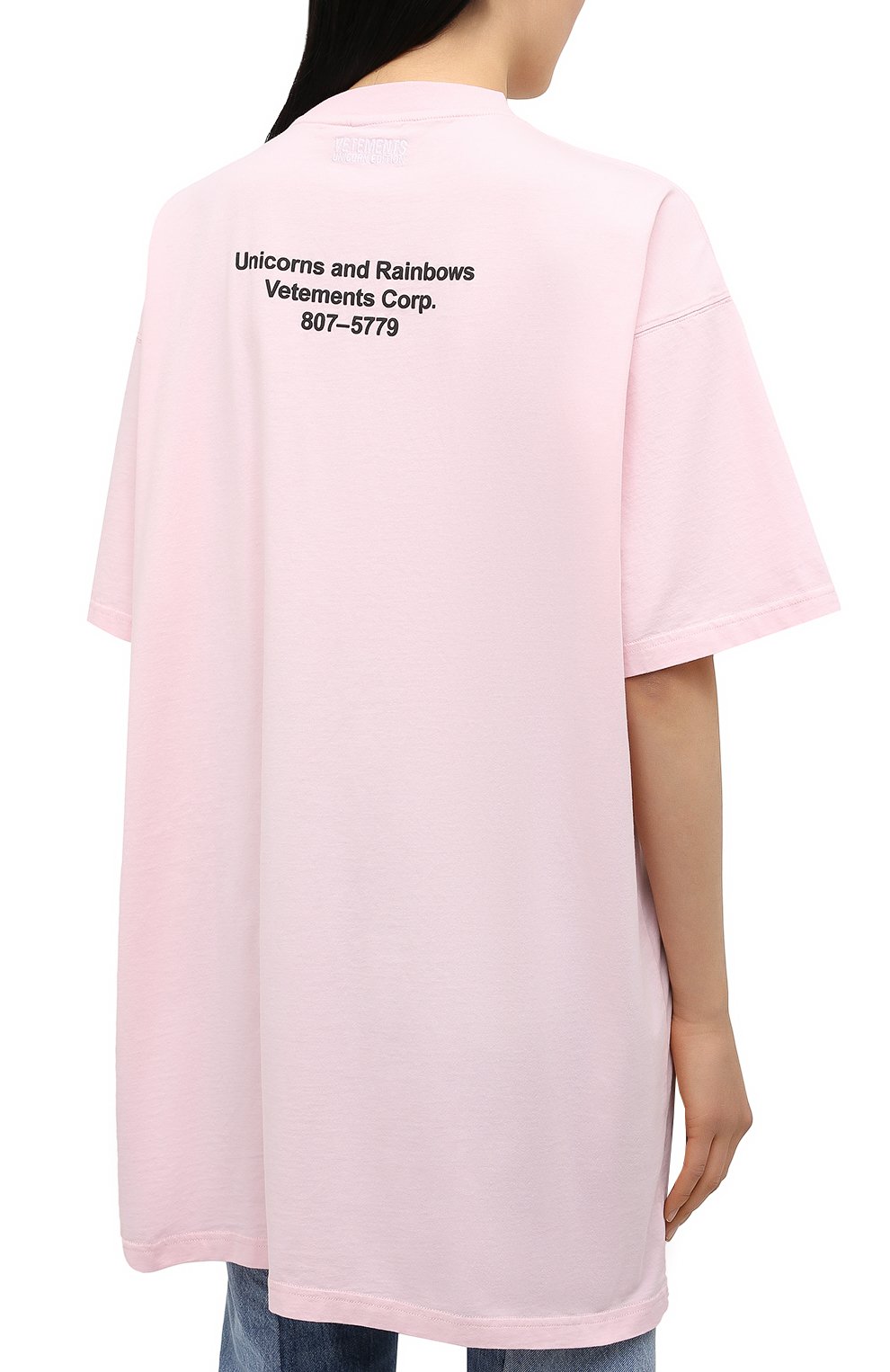 Хлопковая футболка VETEMENTS, арт. UE51TR390P 1600/W, фото 4