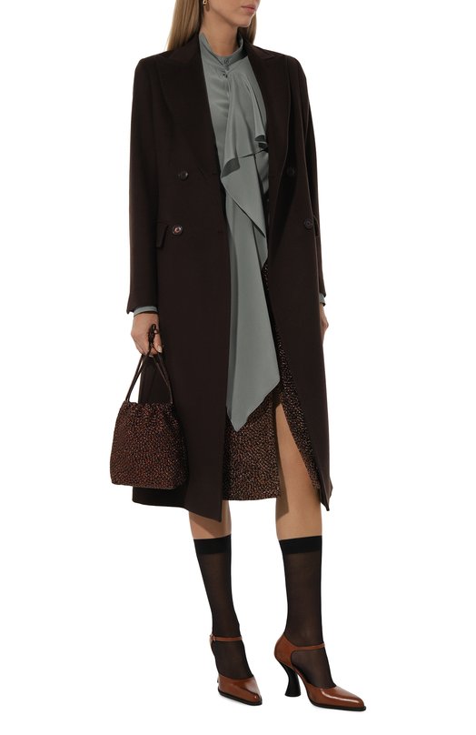 Кожаные туфли Dries Van Noten WS242-1310-H95/109 Коричневый  WS242-1310-H95/109 Фото 2