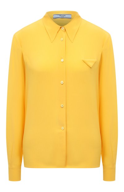 Женская шелковая рубашка PRADA, арт. P473F-1H51-F065Y-221