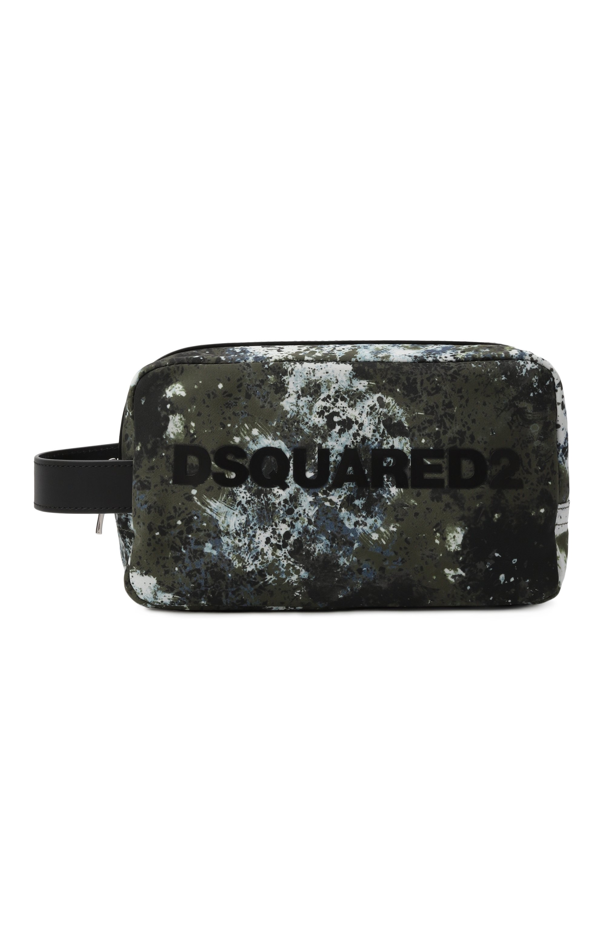 Несессер DSQUARED2 темно-зеленого цвета по цене 34700 руб., арт. BYM0053/16808168, фото 1 Несессер DSQUARED2, арт. BYM0053/16808168, фото 1