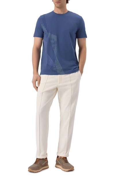 Хлопковая футболка CORNELIANI, арт. 25G588-2525064, фото 2