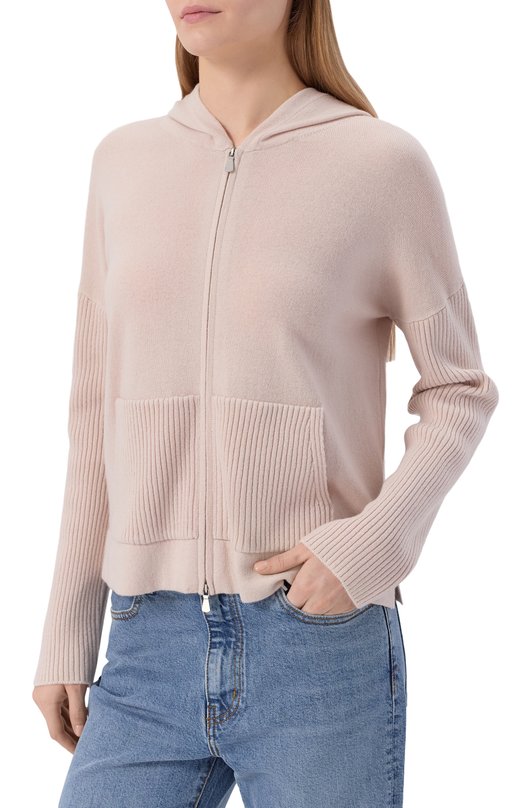 Кардиган из шерсти и вискозы Gran Sasso 57241/12830 Бежевый  57241/12830 Фото 3