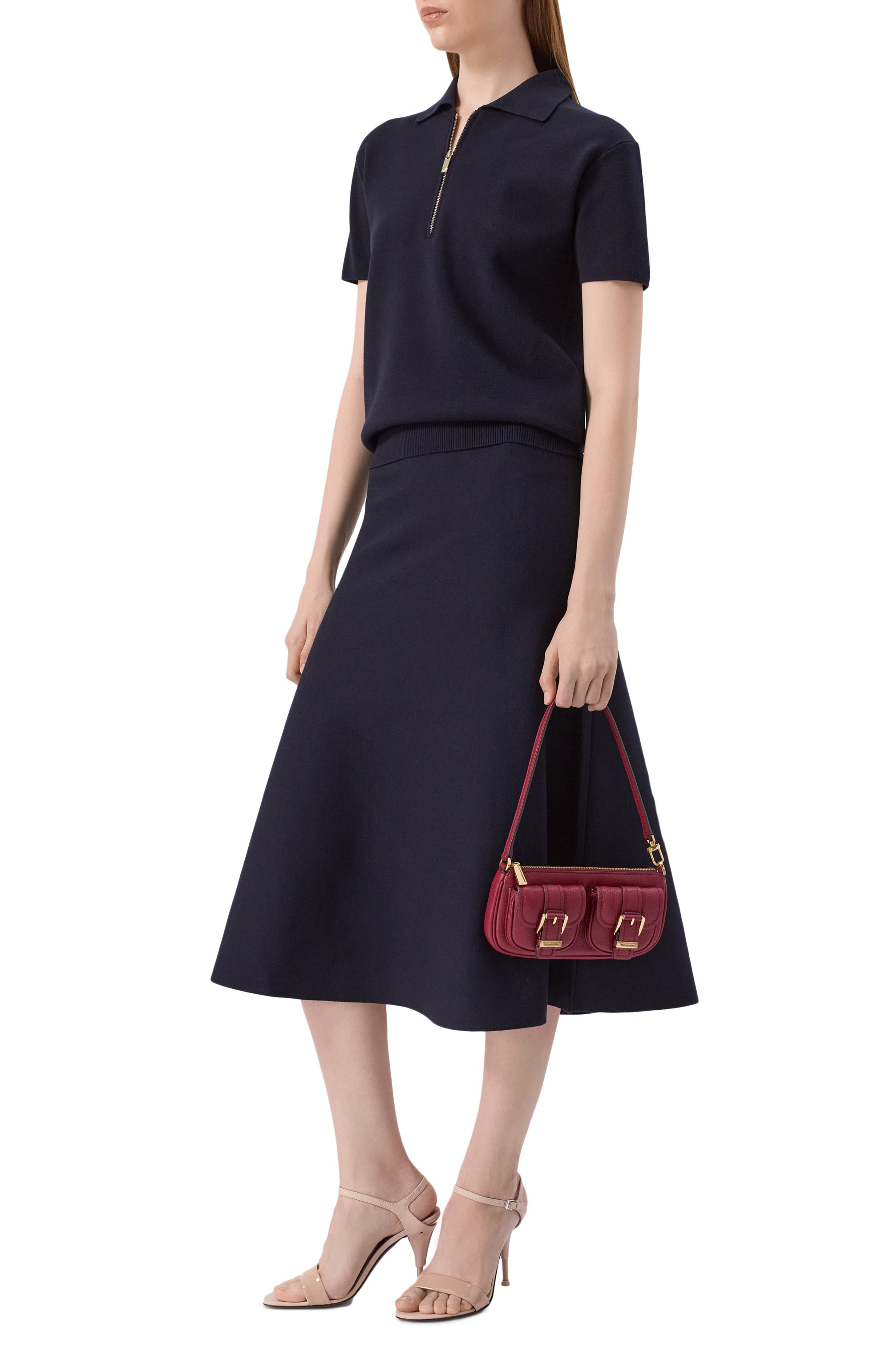 Сумка zoe small MICHAEL MICHAEL KORS бордового цвета по цене 22250 руб., арт. 32S5GZCU1L, фото 7 Сумка zoe small MICHAEL MICHAEL KORS, арт. 32S5GZCU1L, фото 7