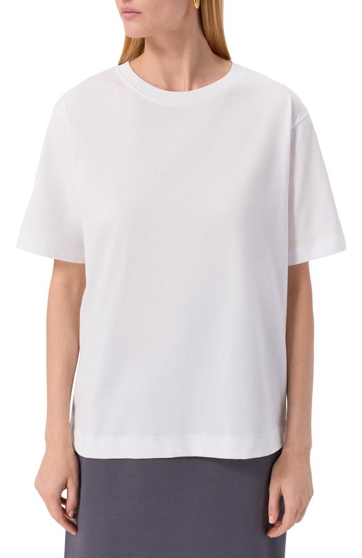 Хлопковая футболка Dries Van Noten 011100/2600 Белый  011100/2600 Фото 3