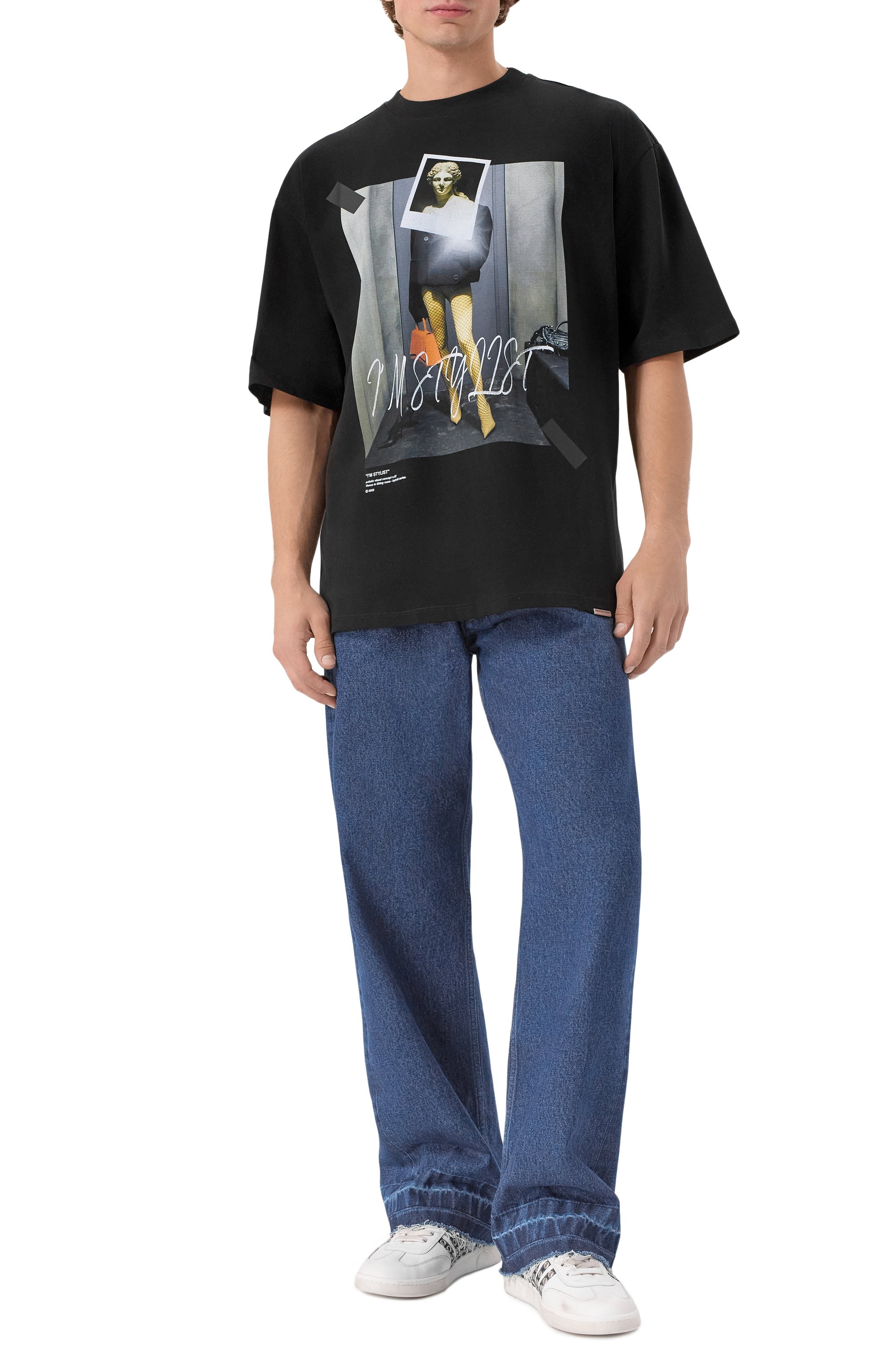 Хлопковая футболка DIEGO VENTURINO, арт. DVTS0VSL, фото 2