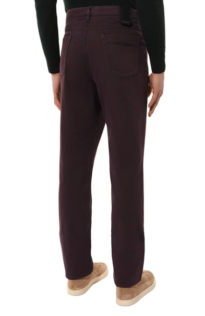 Брюки из хлопка и кашемира ZILLI, арт. JSS001M0112VZDT01, фото 4