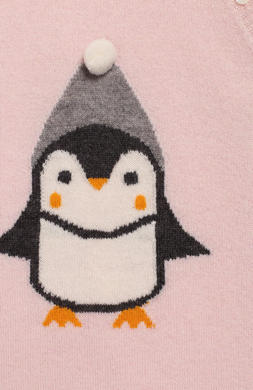 Комбинезон из шерсти и кашемира BABY T светло-розового цвета по цене 11900 руб., арт. 19AI141TB/18M-2A, фото 3 Комбинезон из шерсти и кашемира BABY T, арт. 19AI141TB/18M-2A, фото 3