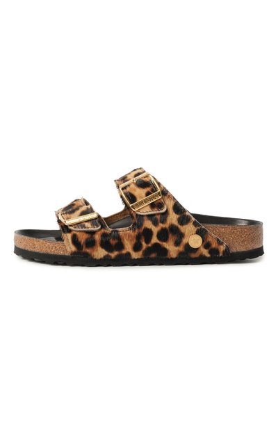 Кожаные шлепанцы arizona BIRKENSTOCK леопардового цвета по цене 27700 руб., арт. 1032839, фото 4 Кожаные шлепанцы arizona BIRKENSTOCK, арт. 1032839, фото 4