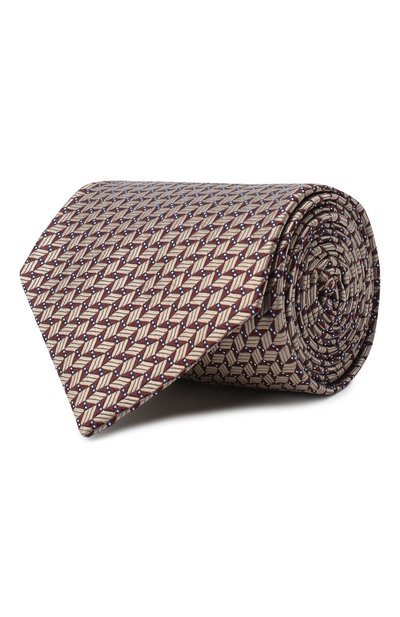 Мужской шелковый галстук BRIONI, арт. 062H00/09424
