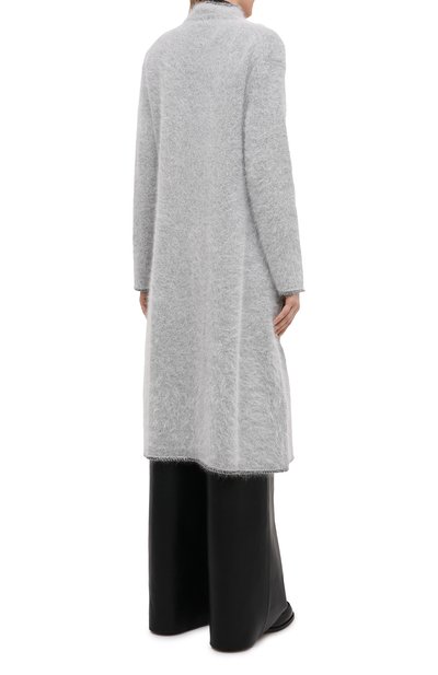 Кардиган из шерсти и кашемира GIORGIO ARMANI светло-серого цвета по цене 226500 руб., арт. 6HAL05/AMF7Z, фото 4 Кардиган из шерсти и кашемира GIORGIO ARMANI, арт. 6HAL05/AMF7Z, фото 4