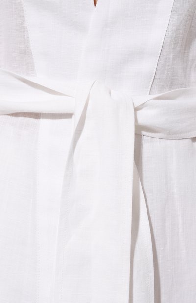 Халат изо льна и хлопка ZIMMERLI, арт. 4697-15500, фото 5