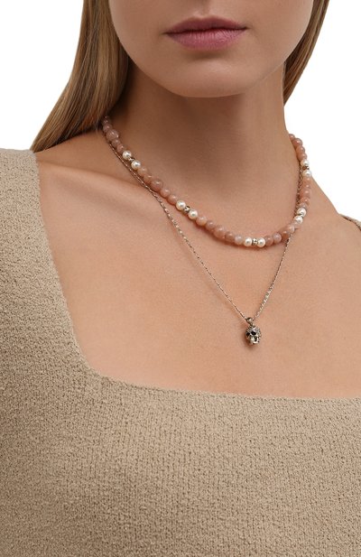 Колье ALEXANDER MCQUEEN золотого цвета по цене 72150 руб., арт. 667542/J160T, фото 2 Колье ALEXANDER MCQUEEN, арт. 667542/J160T, фото 2