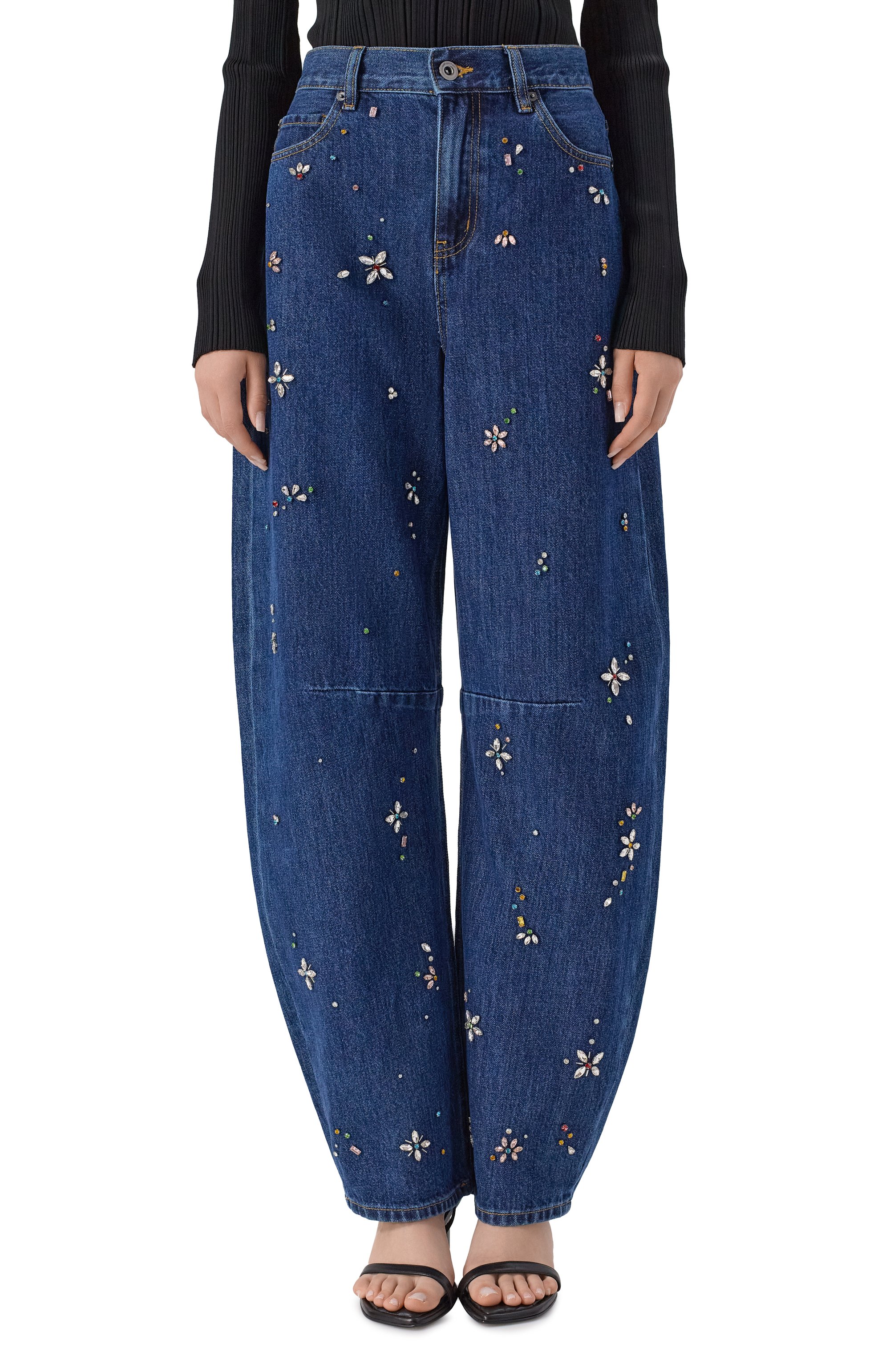 Джинсы SELF-PORTRAIT, арт. AW25827PBL, фото 3