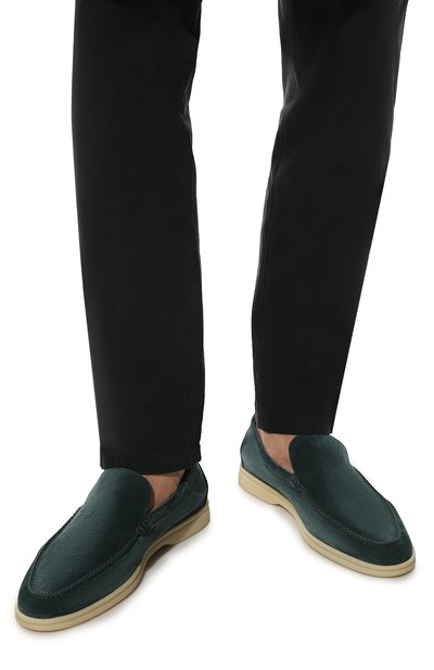 Замшевые лоферы summer walk LORO PIANA, арт. FAE8124, фото 3