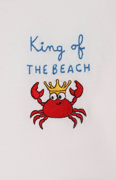 Хлопковая футболка MC2 SAINT BARTH, арт. STBK/P0RT0FIN0 JR/06129D, фото 3