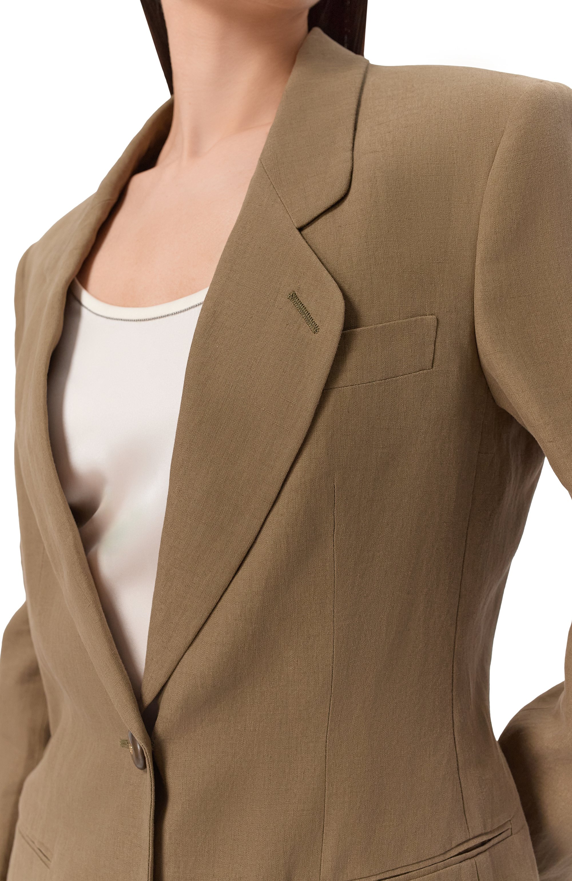 Льняной жакет GIORGIO ARMANI, арт. GW002824/TE11126, фото 5