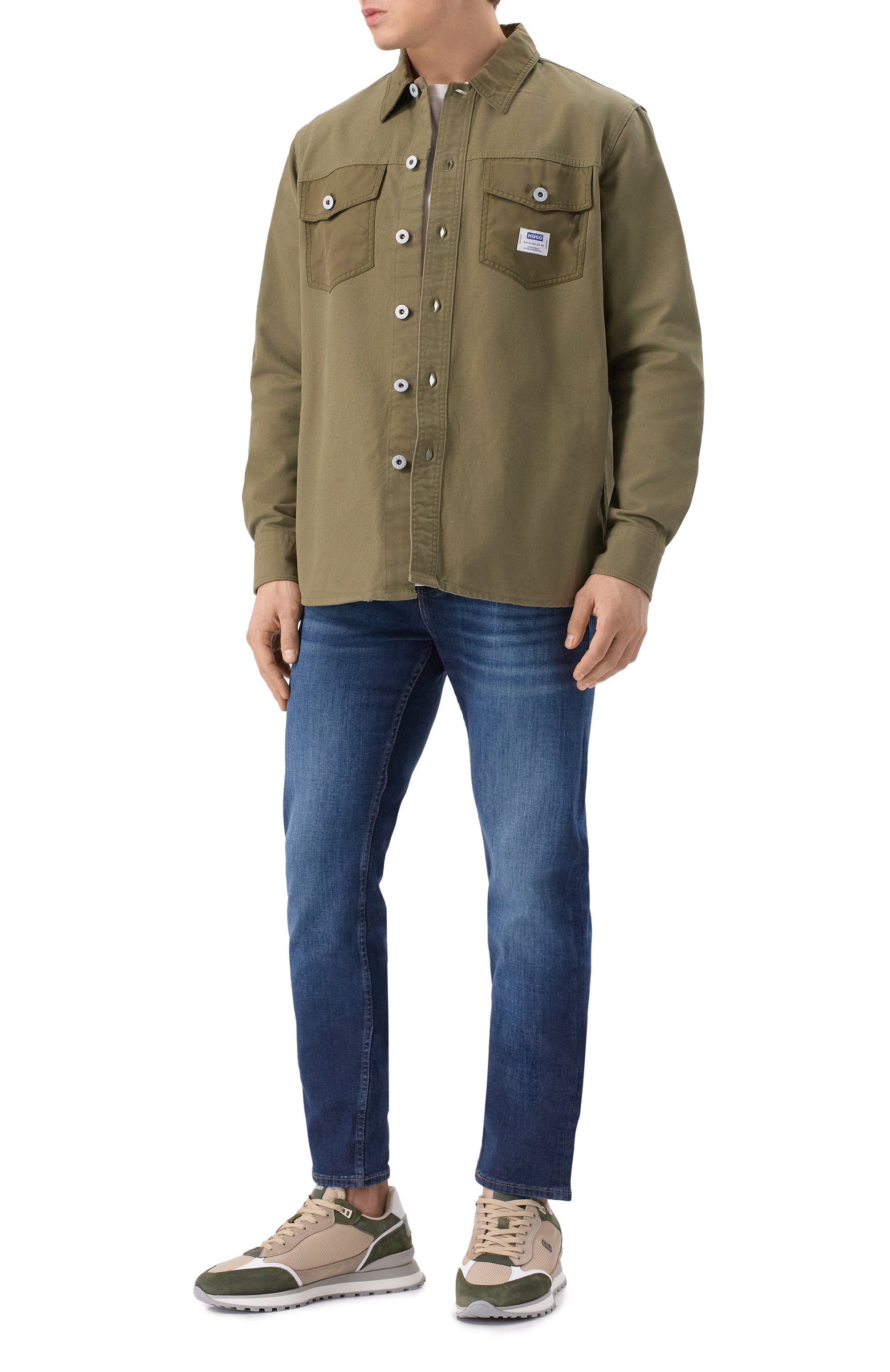 Хлопковая рубашка HUGO BLUE, арт. 50534194, фото 2