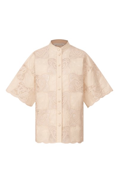 Женская хлопковая рубашка ZIMMERMANN, арт. 5894TRS262