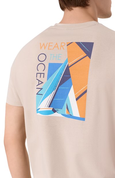 Хлопковая футболка PAUL&SHARK, арт. 25411063, фото 5