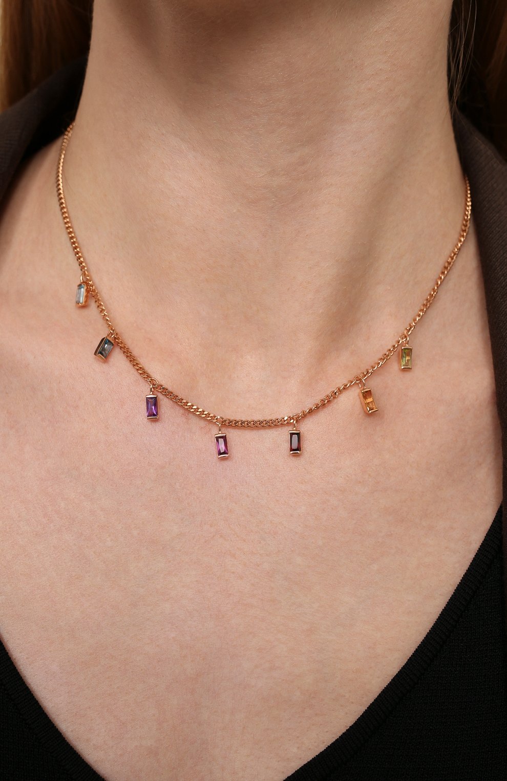 Цепочка с радужными искрами в позолоте SECRETS JEWELRY, арт. ЦРИП00230, фото 2