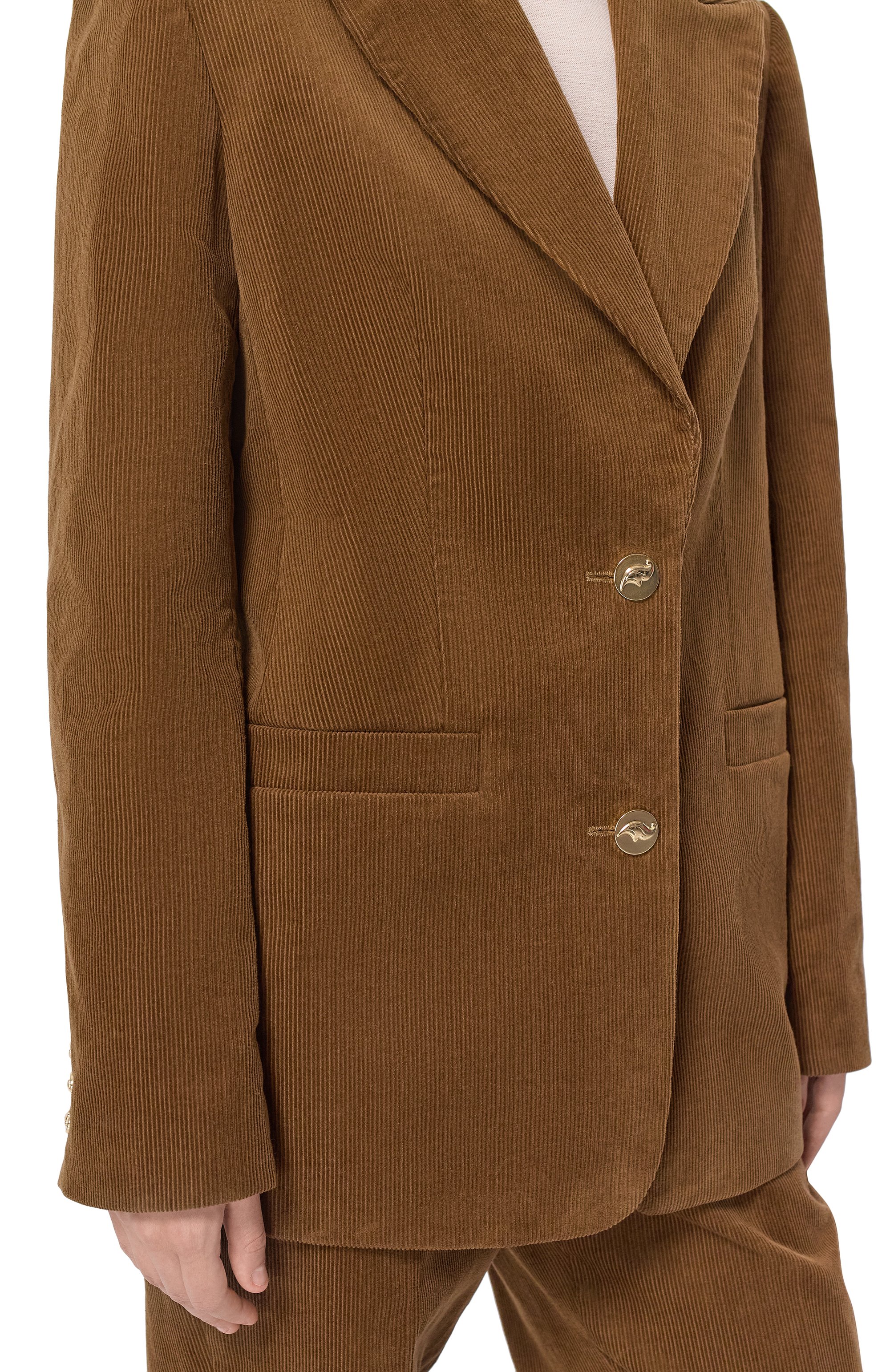 Вельветовый жакет ХОХЛОМА Х АЛЕНА АХМАДУЛЛИНА, арт. WTJ2341, фото 5