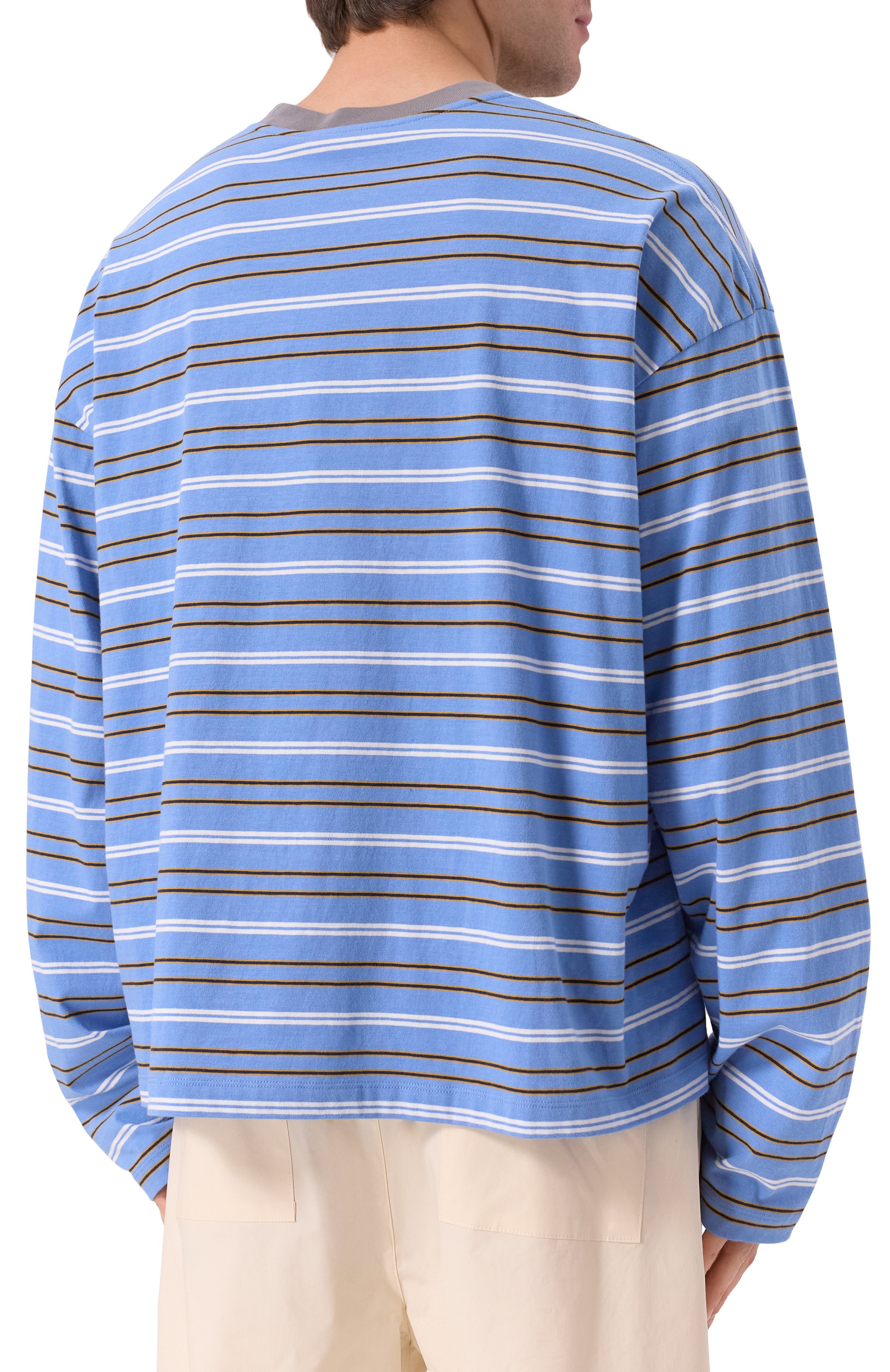 Хлопковый лонгслив MARNI, арт. HUMU0325S0/UTC452, фото 4